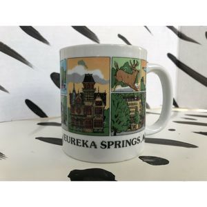 Vintage Eureka Springs, AK Souvenir Mug